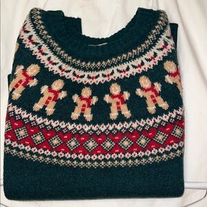 Kiel James Patrick Gingerbread Fair Isle Sweater - Size Large